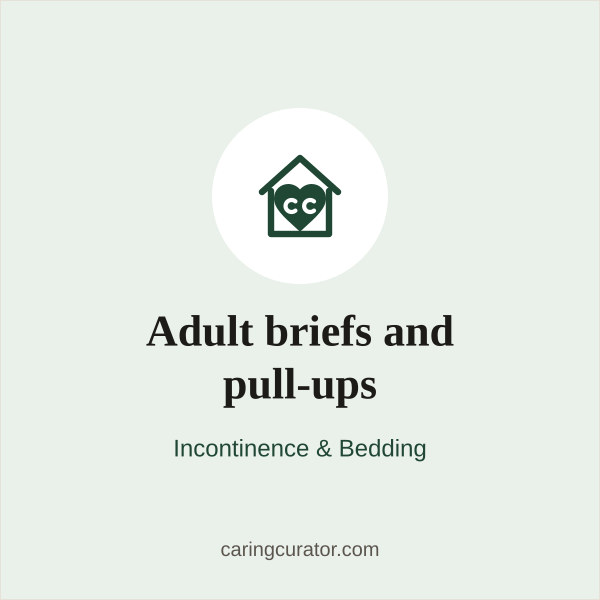 Adult briefs and pull-ups