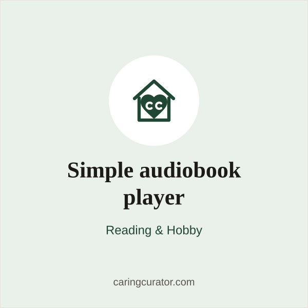 Simple audiobook player