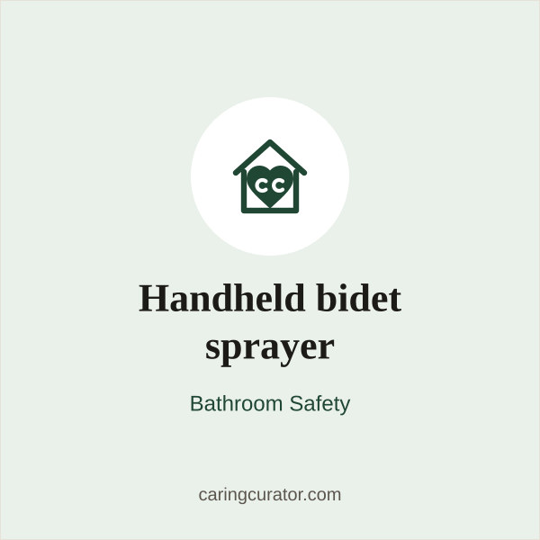 Handheld bidet sprayer
