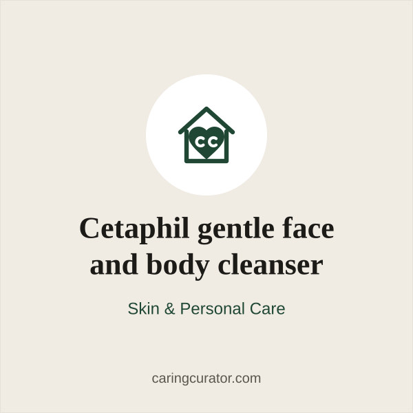 Cetaphil gentle face and body cleanser