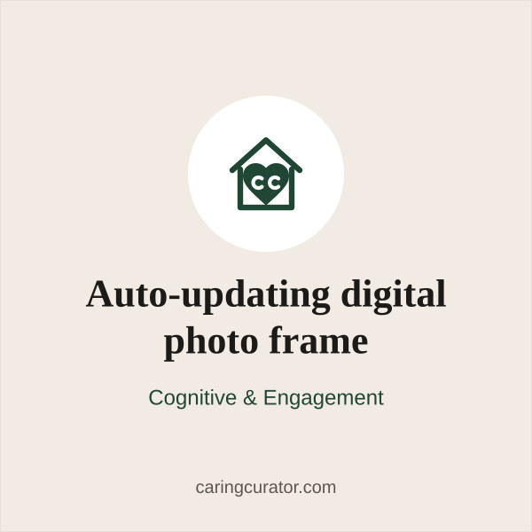 Auto-updating digital photo frame