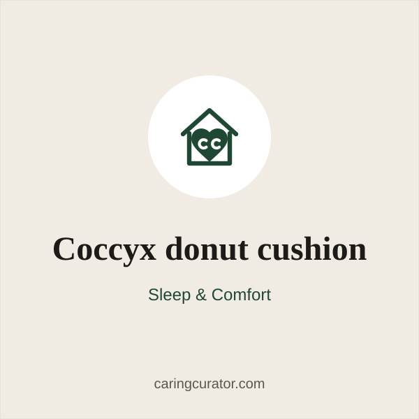 Coccyx donut cushion