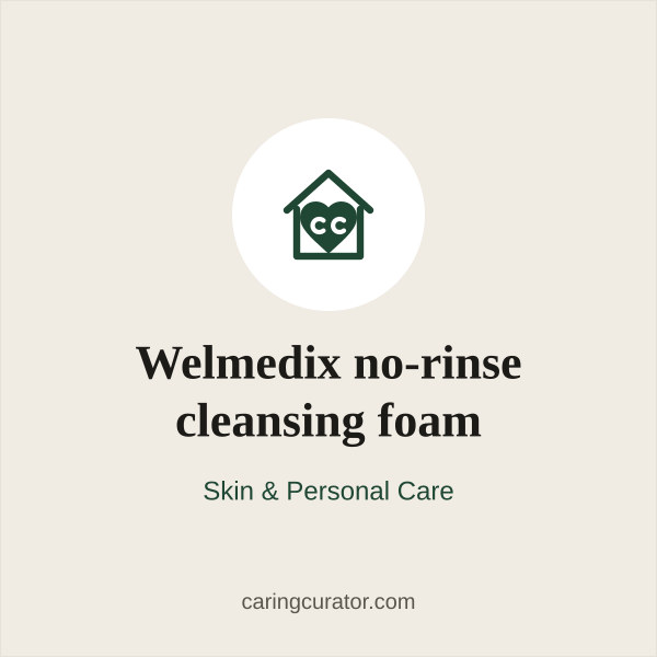 Welmedix no-rinse cleansing foam