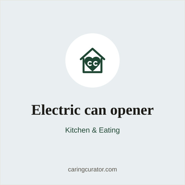 Electric can opener