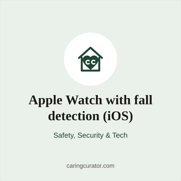 Apple Watch with fall detection (iOS)