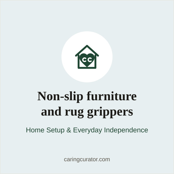 Non-slip furniture and rug grippers