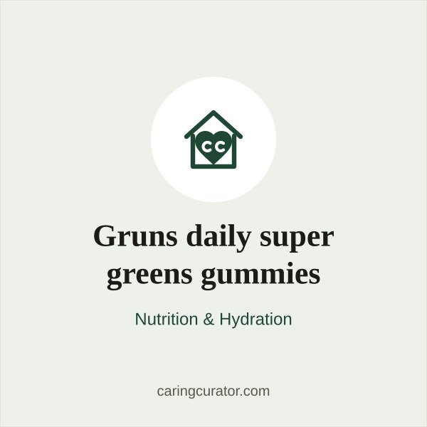 Gruns daily super greens gummies