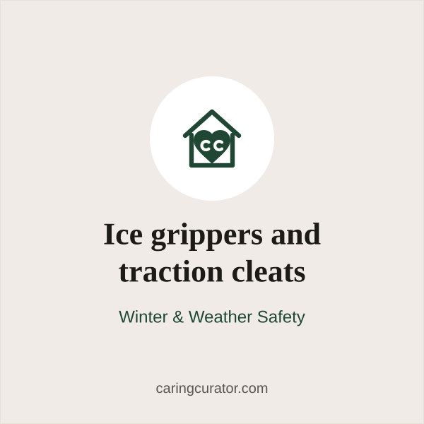 Ice grippers and traction cleats