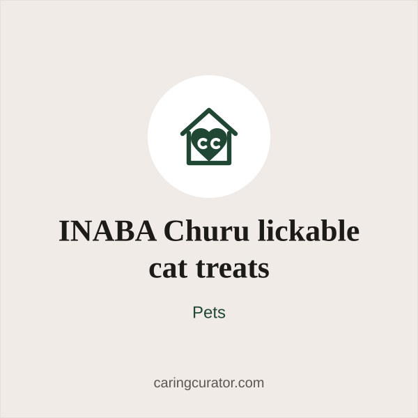 INABA Churu lickable cat treats