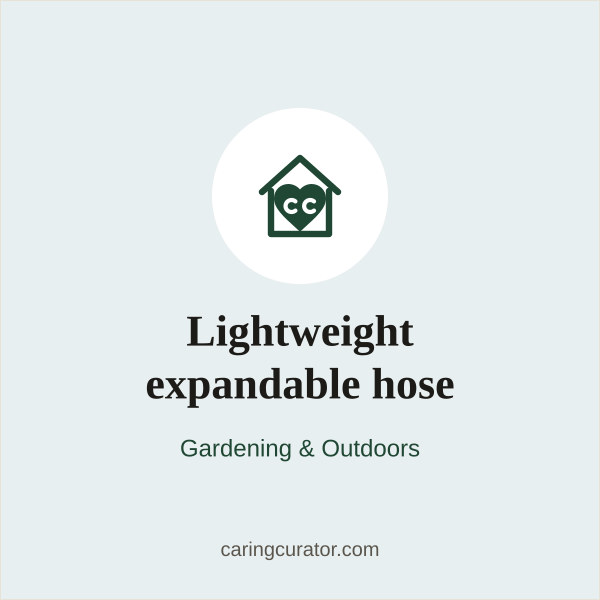 Lightweight expandable hose