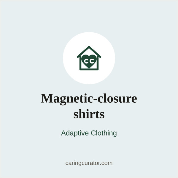 Magnetic-closure shirts