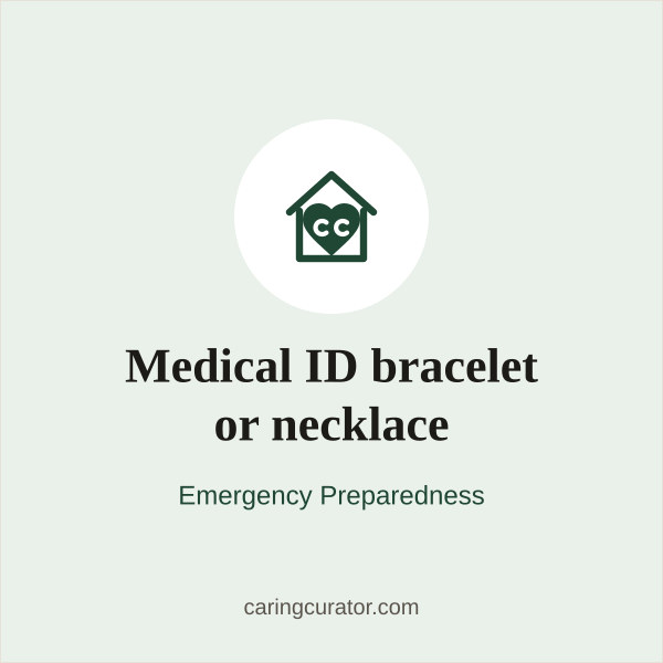 Medical ID bracelet or necklace