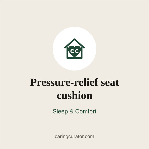 Pressure-relief seat cushion