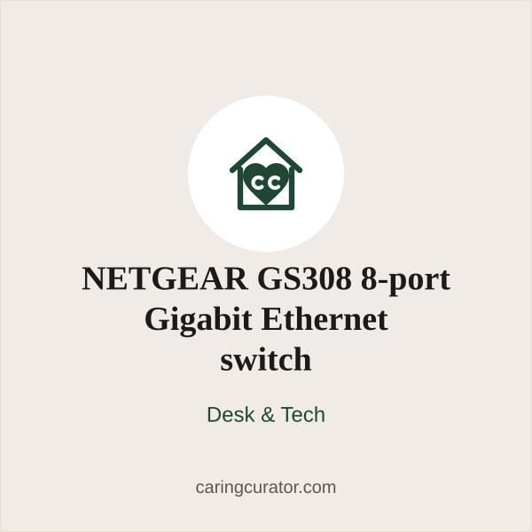 NETGEAR GS308 8-port Gigabit Ethernet switch