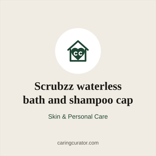 Scrubzz waterless bath and shampoo cap