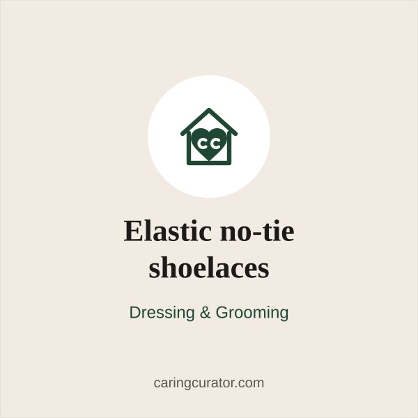Elastic no-tie shoelaces