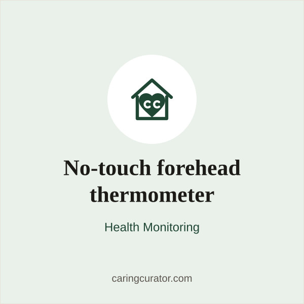 No-touch forehead thermometer