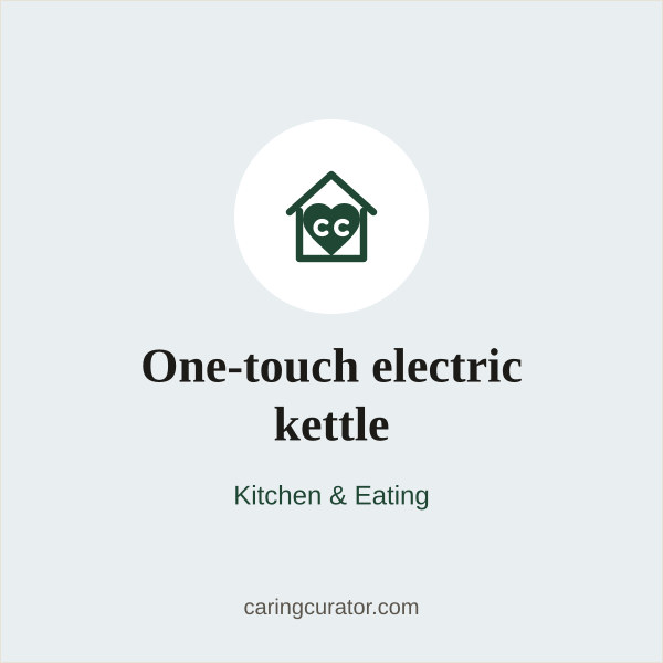 One-touch electric kettle