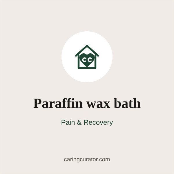 Paraffin wax bath