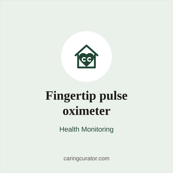 Fingertip pulse oximeter