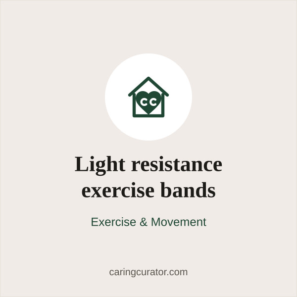 Light resistance exercise bands