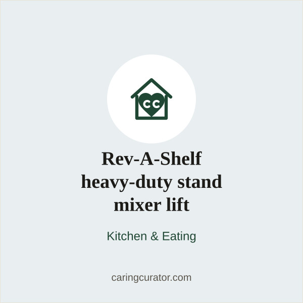 Rev-A-Shelf heavy-duty stand mixer lift
