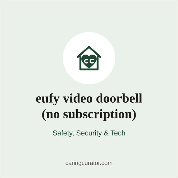 eufy video doorbell (no subscription)